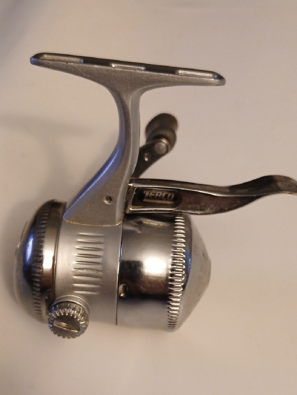 Vintage Zebco Silver Triggerspin  Spinning Fishing Reel
